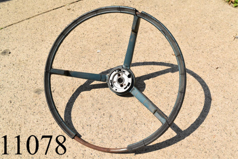 1963 1964 Ford Galaxie 500 POWER Steering Wheel 16" Blue Mercury Full Size 63 64