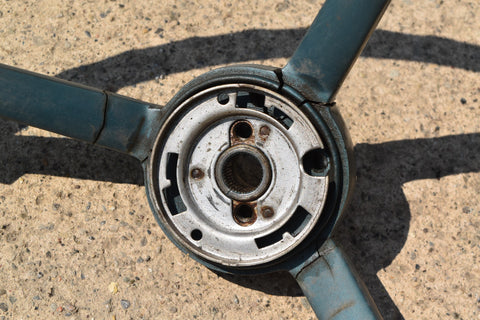 1963 1964 Ford Galaxie 500 POWER Steering Wheel 16" Blue Mercury Full Size 63 64