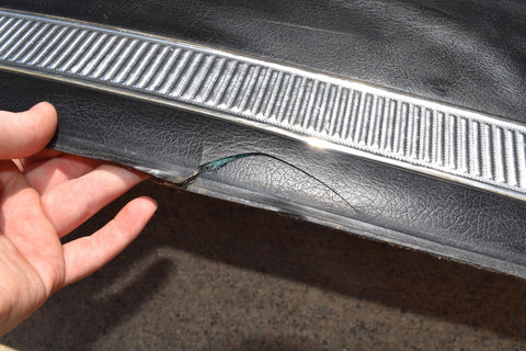 1964 Ford Galaxie 500 Interior Left Driver 2 dr Door Panel Trim LH Black 64