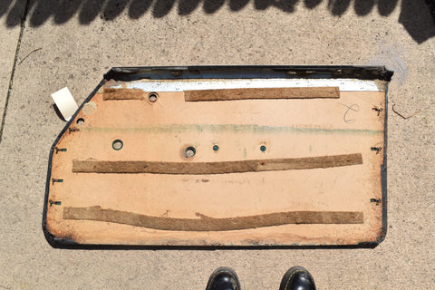 1964 Ford Galaxie 500 Interior Left Driver 2 dr Door Panel Trim LH Black 64