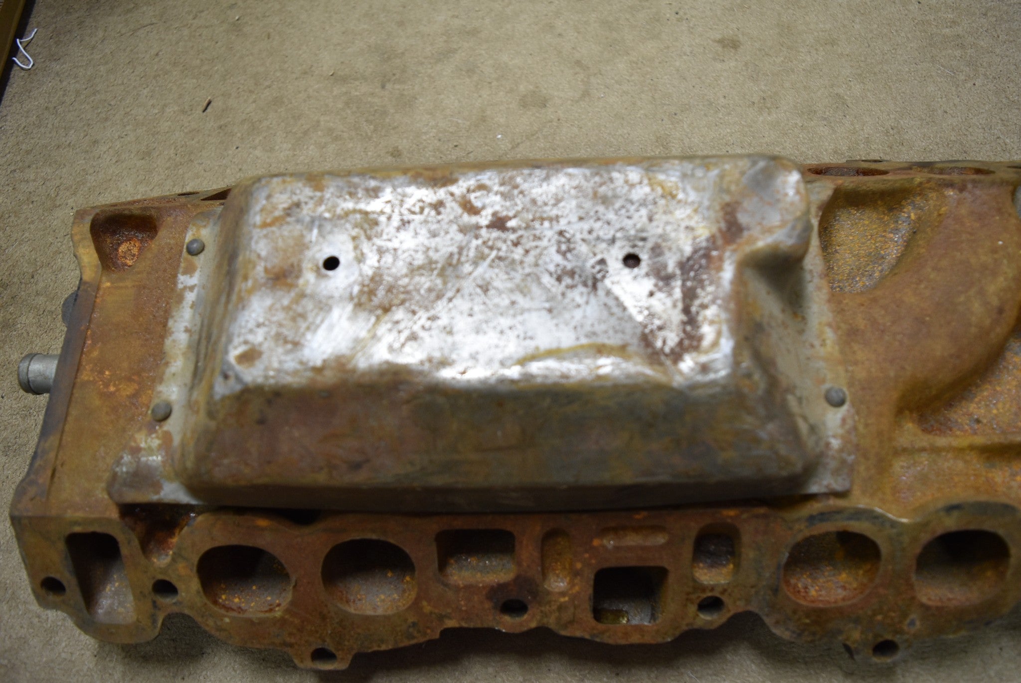 1985 454 7.4 BBC THROTTLE BODY INTAKE MANIFOLD CHEVY GM 14087487 BIG B FatMan's Garage, LLC