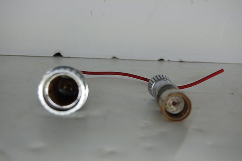 1963 63 Pontiac Catalina Cigarette Lighter Housing Knob Chrome OEM Original GM