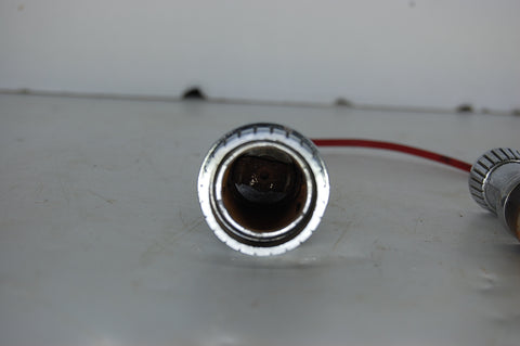 1963 63 Pontiac Catalina Cigarette Lighter Housing Knob Chrome OEM Original GM