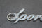 1972 1973 1974 Ford Gran Torino Sport Fender Emblem Script Badge Trim 72 73 74