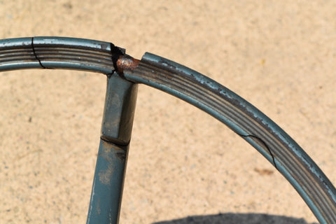 1963 1964 Ford Galaxie 500 POWER Steering Wheel 16" Blue Mercury Full Size 63 64