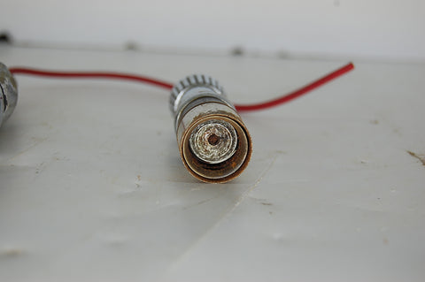 1963 63 Pontiac Catalina Cigarette Lighter Housing Knob Chrome OEM Original GM