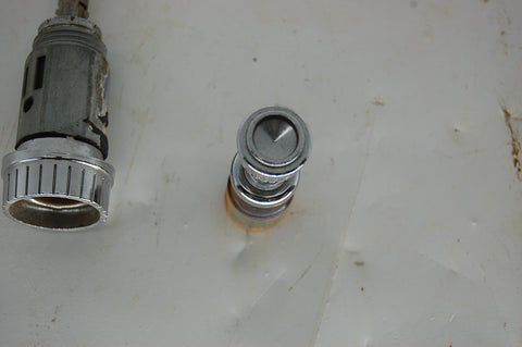 1963 63 Pontiac Catalina Cigarette Lighter Housing Knob Chrome OEM Original GM