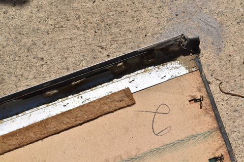 1964 Ford Galaxie 500 Interior Left Driver 2 dr Door Panel Trim LH Black 64