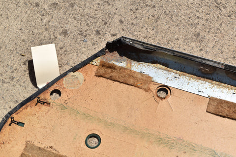 1964 Ford Galaxie 500 Interior Left Driver 2 dr Door Panel Trim LH Black 64