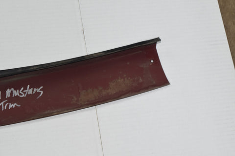 1983 1986 Ford Mustang Convertible Interior Upper Windshield Trim Moulding 83 86