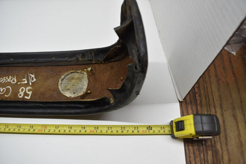 1958 CADILLAC LIMO SERIES 75 FRONT RIGHT PASSENGER LOWER SEAT TRIM 58