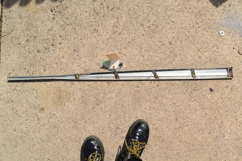 1964 Ford Galaxie 2 Door Driver Left Trim Spear Moulding 64 Chrome LH OEM