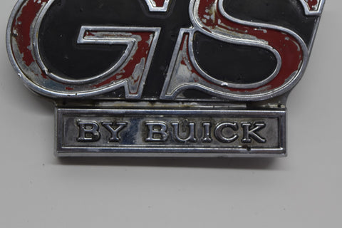 1969 Buick GS Gran Sport Skylark Trunk Lock Flipper Assembly Cover Badge Trim 69