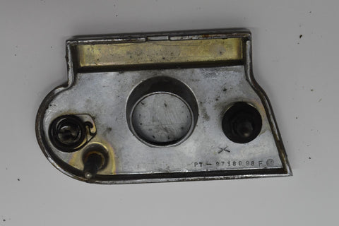 1969 Buick GS Gran Sport Skylark Trunk Lock Flipper Assembly Cover Badge Trim 69