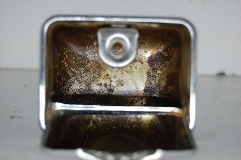 1963 Pontiac Catalina 63 OEM Door Armrest Ashtray Insert Silver GM Ash Tray