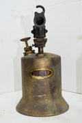 Lot of 2 Vintage Antique Blow Torch Gasoline Dunlap Lenk MFG Brass Copper Tools