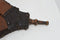 Antique Fireplace Bellows Fire Stoker Wall Art Decor Vintage Wood + Leather Shed