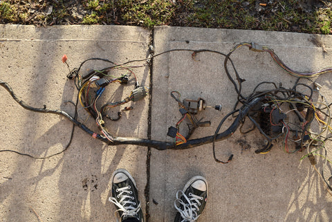 Near Complete 1973 Gran Torino Sport Wiring Harness Tail Light Under Dash Hood