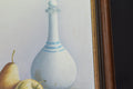 Matthew Original Oil Painting Still Life Framed Fruit Mid Century Vase