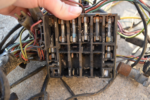 Near Complete 1973 Gran Torino Sport Wiring Harness Tail Light Under Dash Hood