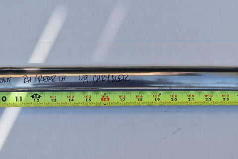 1949 1950 Chrysler Belt Line Trim Front Right Rear Left Door Moulding 49 50 OEM