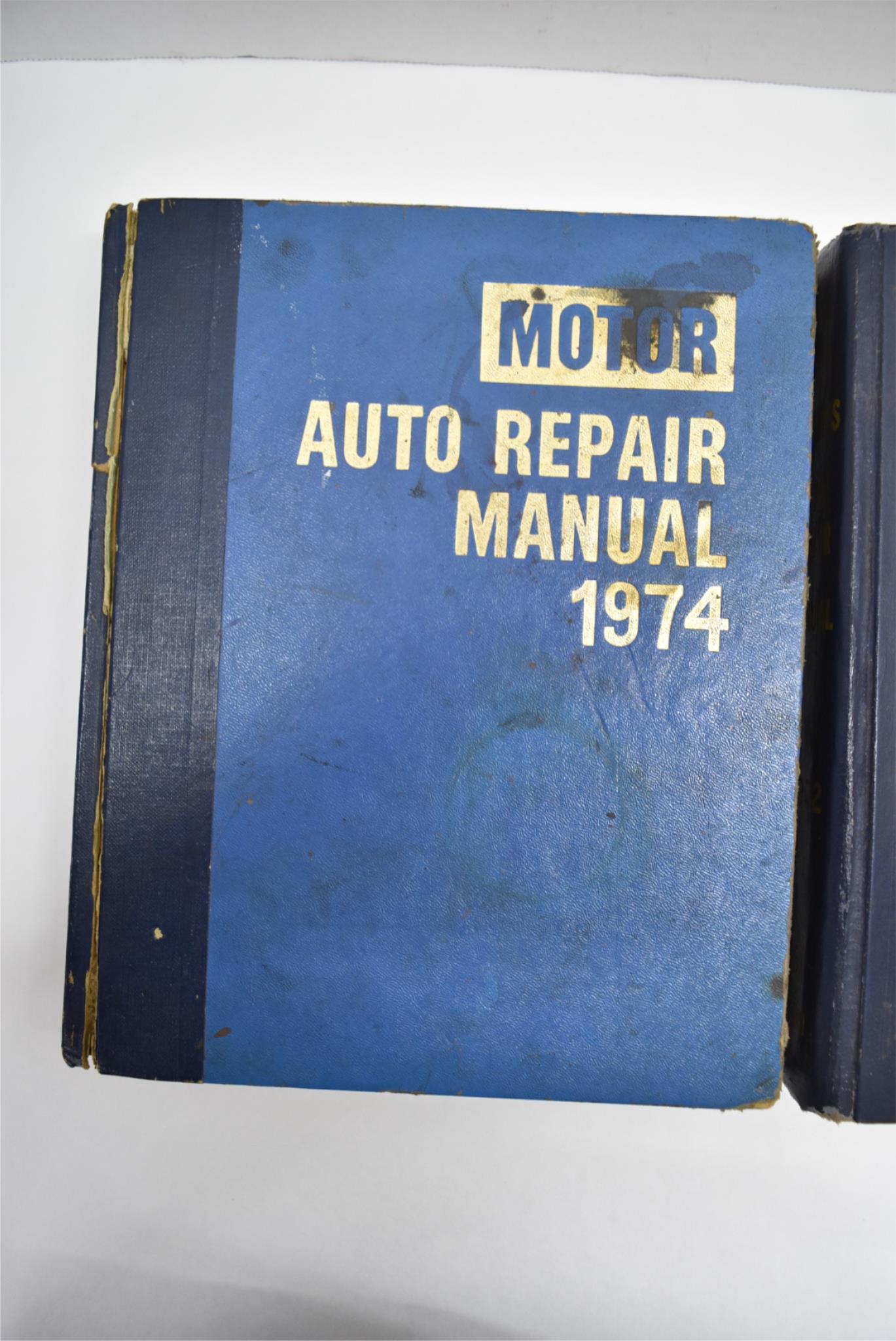 Lot of 2 Motors Auto Repair Manuals 1953 1962 & 1968 1974 Motor Bo FatMan's Garage, LLC