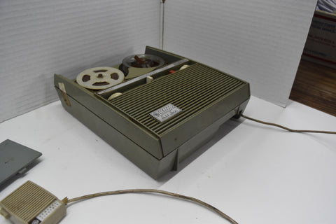 GENERAL ELECTRIC M-8020A RIMDRIVE REEL TO REEL TAPE RECORDER 60'S