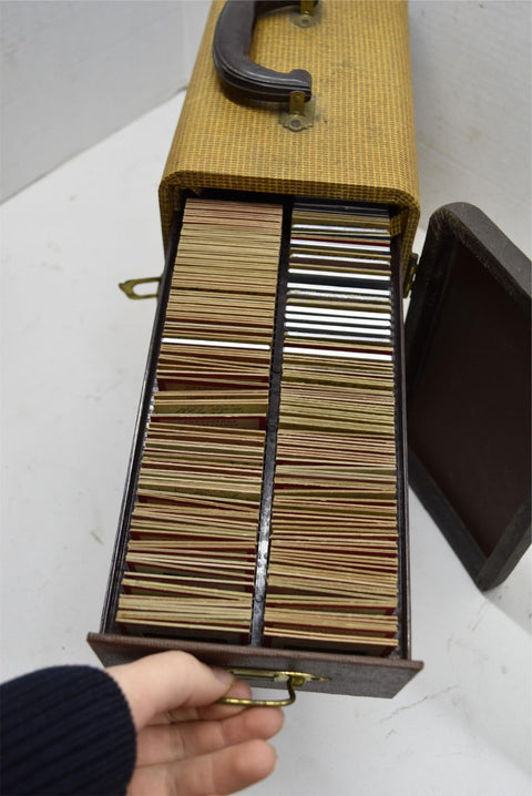 Lot of Photo Camera Slides 1940 Family Vacation Picture Cool Collectible Color