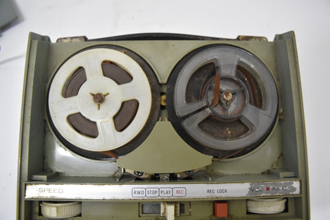 GENERAL ELECTRIC M-8020A RIMDRIVE REEL TO REEL TAPE RECORDER 60'S