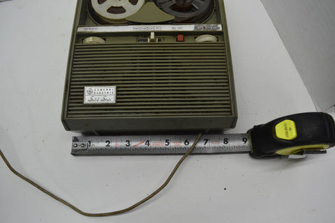 GENERAL ELECTRIC M-8020A RIMDRIVE REEL TO REEL TAPE RECORDER 60'S