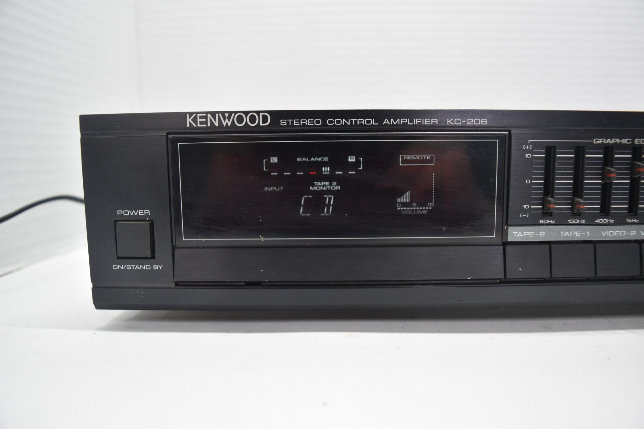 KENWOOD KC206 STEREO CONTROL AMPLIFIER EQUALIZER SUBSONIC EQ FatMan's