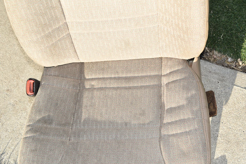2000 2001 Jeep Cherokee Left Driver Front Bucket Cloth Seat Tan Camel 00 01