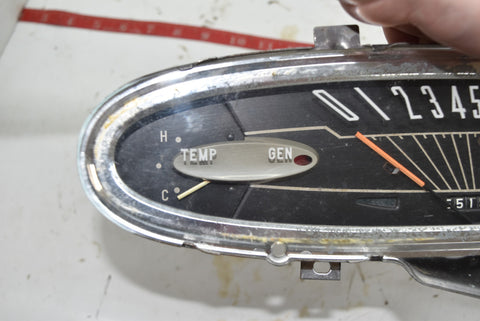 1961 AMC Rambler Classic Speedometer Dash Gauge 55,194 Miles 61 OEM