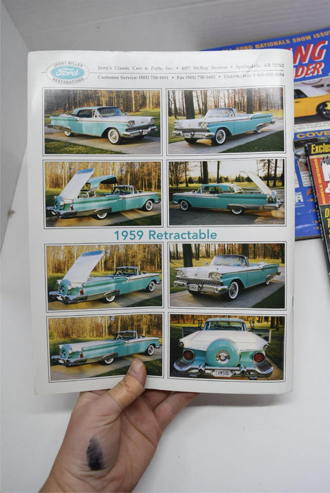 Lot of Ford Parts Catalogs 1977 Mustang Owners Manual Magazines Advertisements