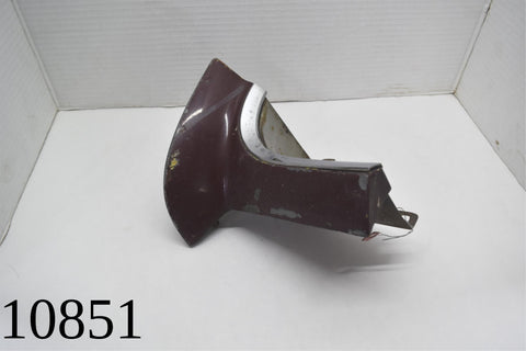 1967 OLDSMOBILE CUTLASS 442 LH LEFT FENDER EXTENSION PIECE TRIM CHROME 67