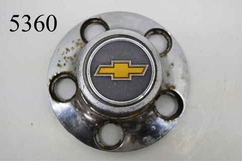 1973-1987 Chevrolet Center Wheel Caps OEM Chevy Hubcap 5 Lug Bowtie Cover