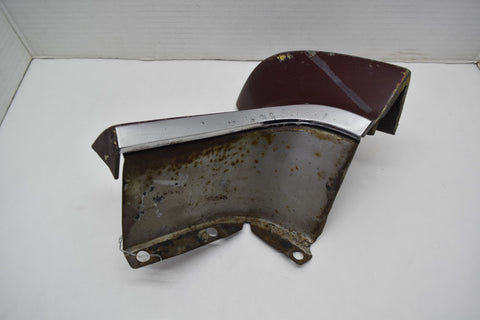 1967 OLDSMOBILE CUTLASS 442 LH LEFT FENDER EXTENSION PIECE TRIM CHROME 67