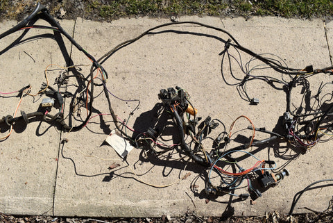 1967 Camaro Near Complete Wiring Harness Under Dash Tail Light Power Windows AC