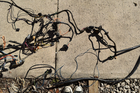 1967 Camaro Near Complete Wiring Harness Under Dash Tail Light Power Windows AC