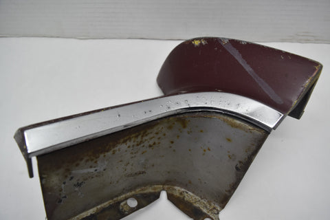 1967 OLDSMOBILE CUTLASS 442 LH LEFT FENDER EXTENSION PIECE TRIM CHROME 67