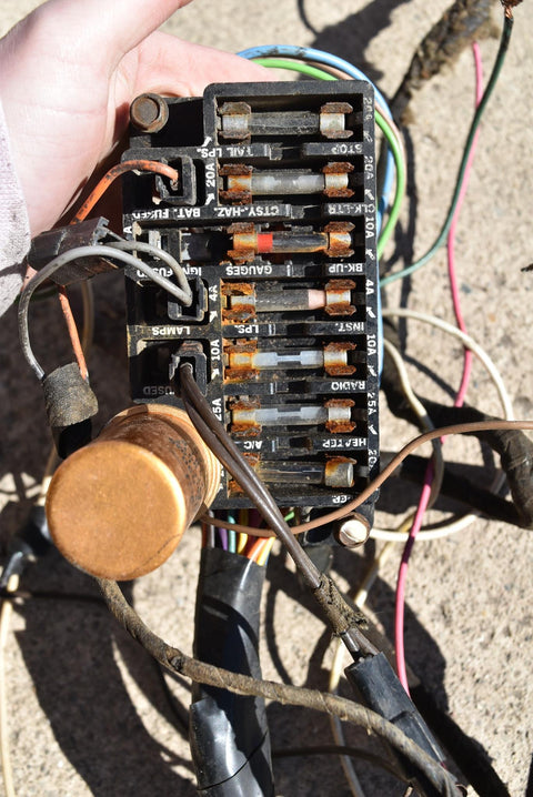 1967 Camaro Near Complete Wiring Harness Under Dash Tail Light Power Windows AC