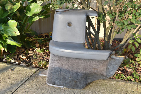 1983 Ford Mustang Convertible Rear RH Interior Quarter Panel Blue Manual Window