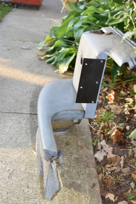 1983 Ford Mustang Convertible Rear RH Interior Quarter Panel Blue Manual Window