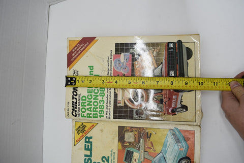 Lot of 3 Chiltons Repair Manuals Repair Chrysler K Car Ford Ranger Bronco Cougar