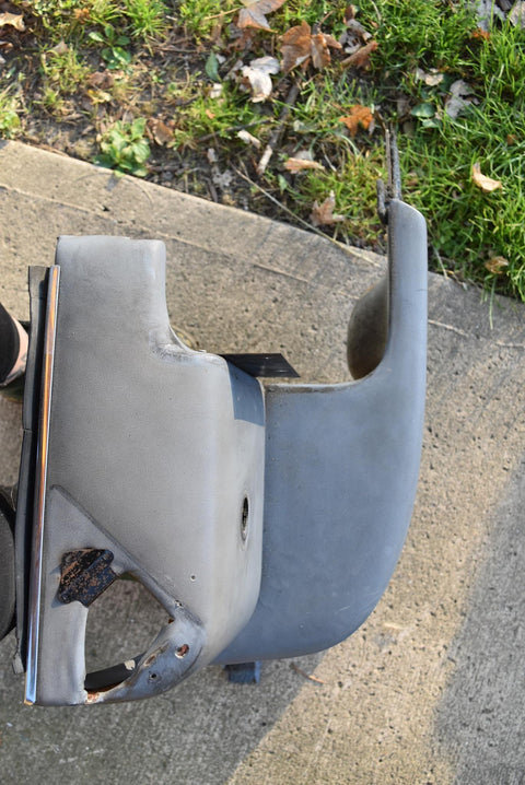 1983 Ford Mustang Convertible Rear RH Interior Quarter Panel Blue Manual Window