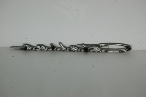 1963 Pontiac Catalina Script Emblem Original Chrome Metal GM