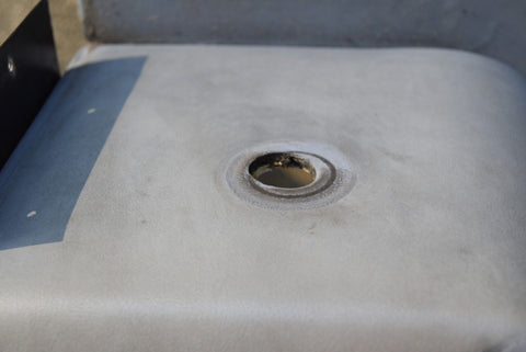 1983 Ford Mustang Convertible Rear RH Interior Quarter Panel Blue Manual Window