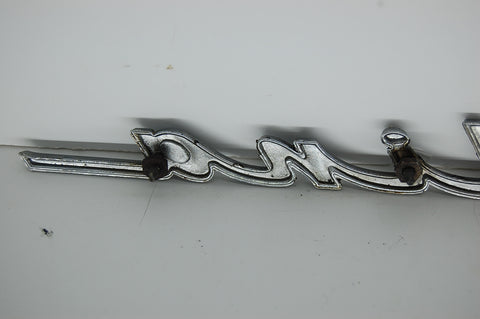 1963 Pontiac Catalina Script Emblem Original Chrome Metal GM