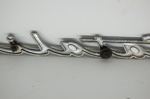 1963 Pontiac Catalina Script Emblem Original Chrome Metal GM