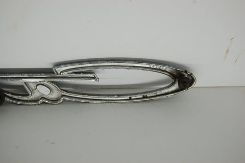 1963 Pontiac Catalina Script Emblem Original Chrome Metal GM